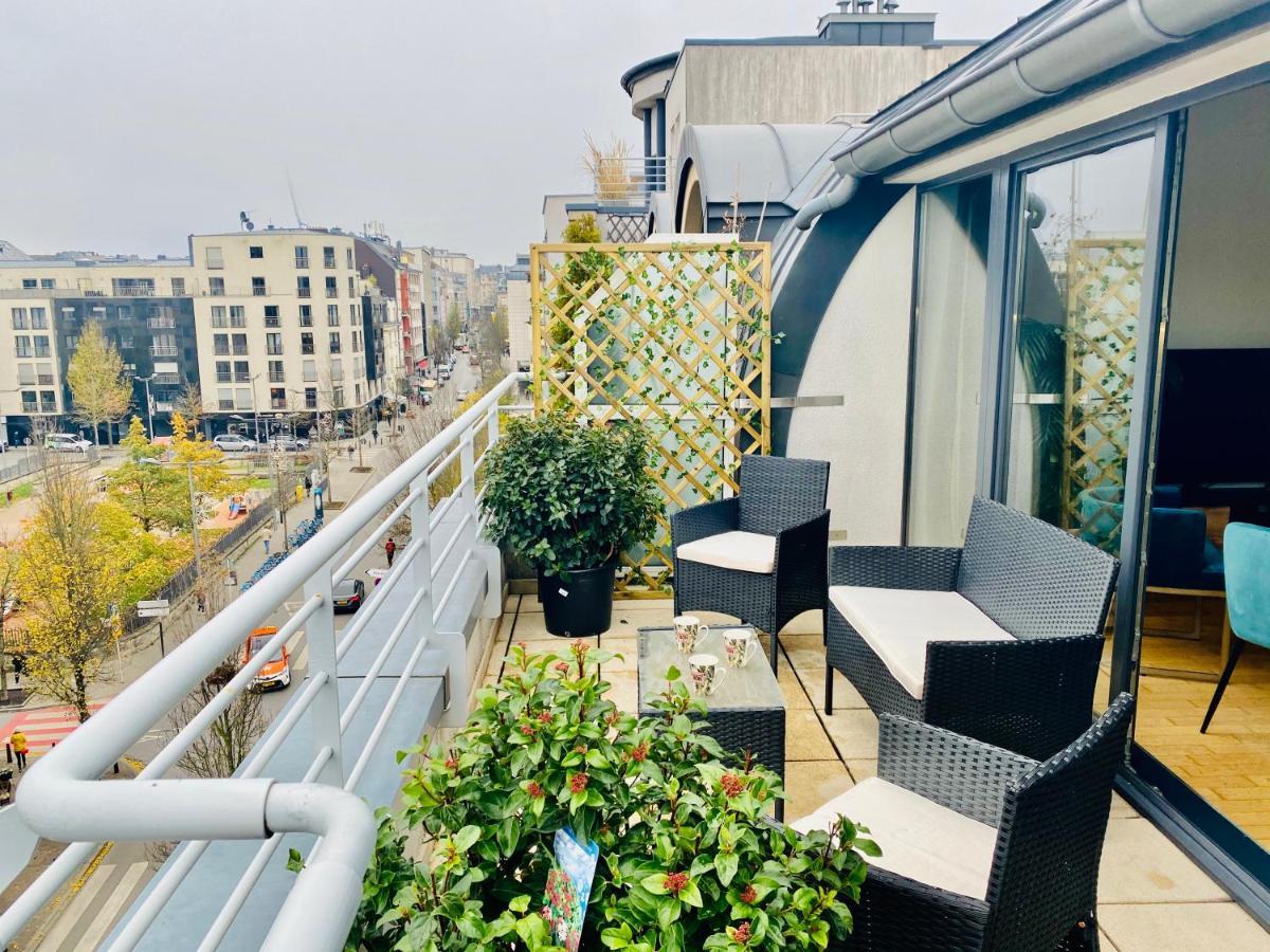 The Luxury Green Penthouse In City Center With Terrace And Free Parking Luxembourg Eksteriør bilde